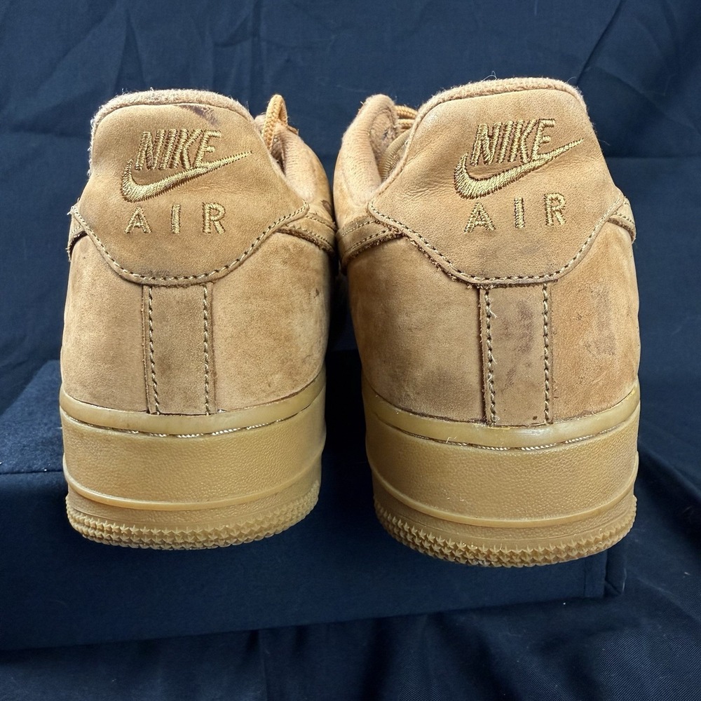 Nike Air Force 1 Supreme Wheat Men's Size 9.5 Sneakers - Picture 15 of 15